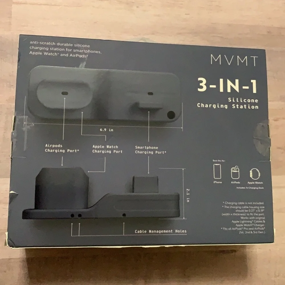 MVMT 3-in-1 Silicone Charging Station
